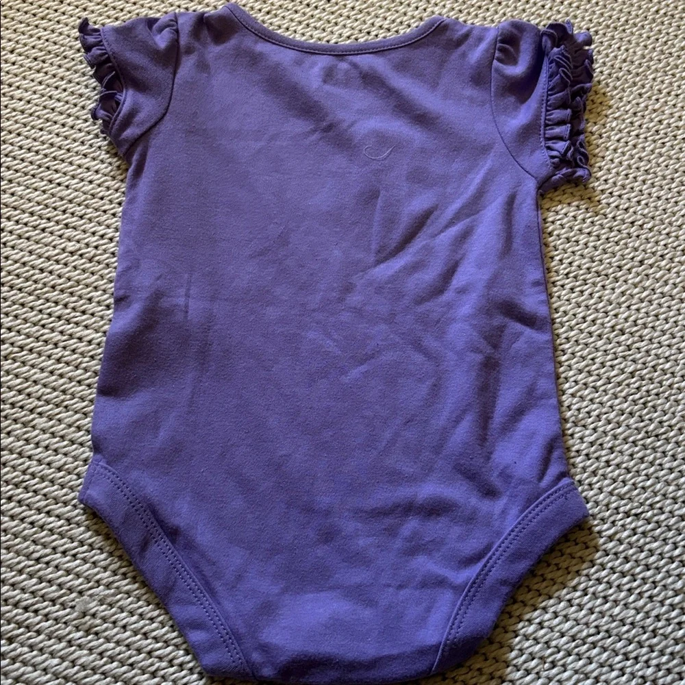 One piece romper infant girls new size 6-9 months cotton Garanimals snaps
